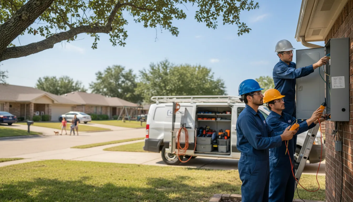 Certified electrician providing emergency electrical services in Hagerman, NM